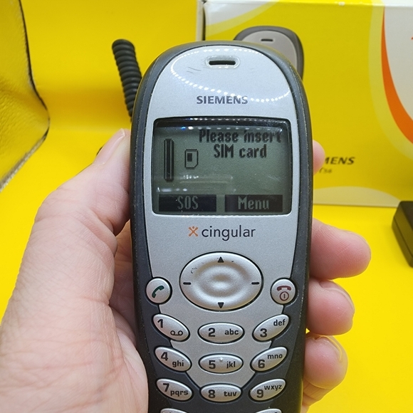 Cingular AT&T Siemens  CT56 Cellular Phone Working w Chargers & Box Vintage - Picture 4 of 6